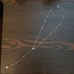 Kendra Scott Claudia Lariat Necklace in Silver